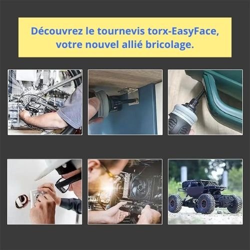 Tournevis torx - EasyFace™ - Bricomagique